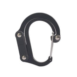 D-type aluminum alloy carabiner multi-function hang buckle outdoor travel casual fast hanging safety hook