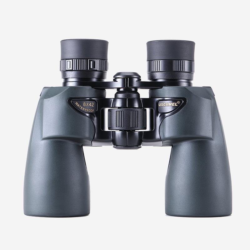 USCAMEL Binoculars 8x42 Professional Hunting Telescope Watching Birds Camping(Olive Green)