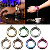 Hip Flask Funnel Bangle Jug 3.5oz Wine Holding Tools Mixed Bottle Alcohol Bracelet Camping Flagons Drinkware Stainless Steel