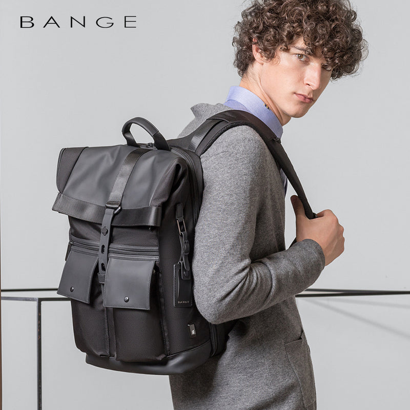 New BANGE Backpack Men's Casual Business Backpack Travel