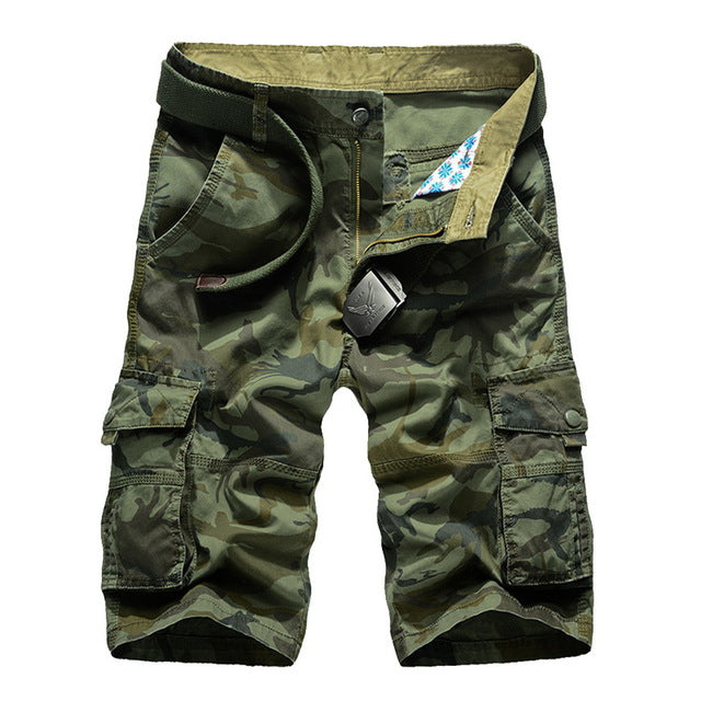 Cargo Shorts Men High Design Camouflage
