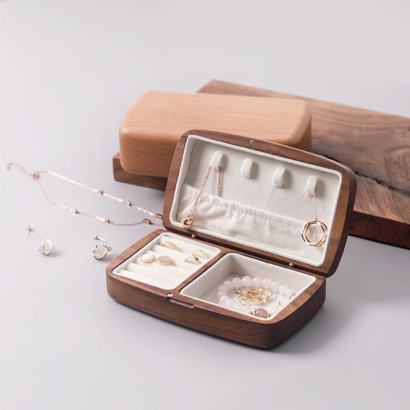 Black Walnut Wood Jewelry Box