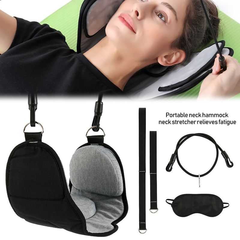 Rest Stretcher Relieves Travel Memory Foam Pillow + Mask Accessories Neck Hammock